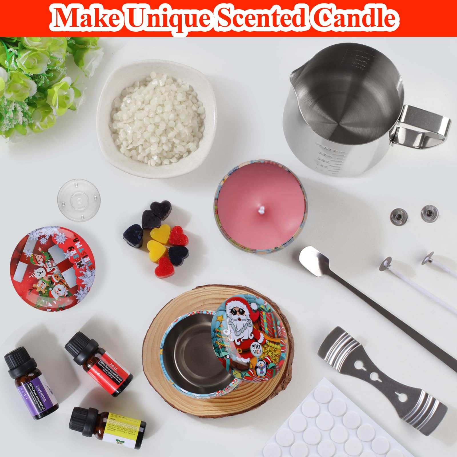 TEPENAR DIY Christmas Scented Candle Making Kit - Image 2