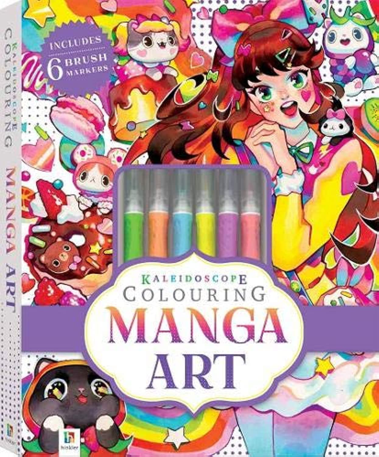 Kaleidoscope Colouring Kit: Manga Art