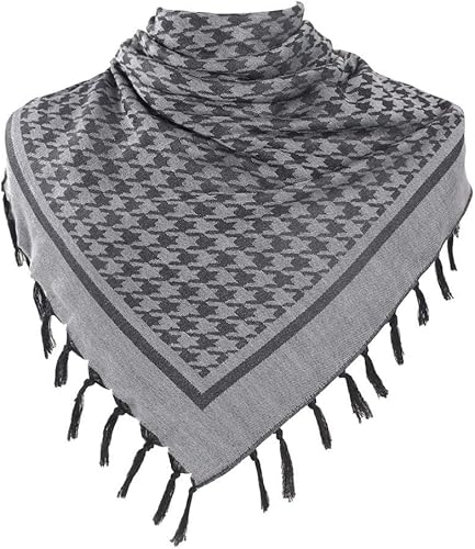 Shemagh - Bufanda táctica militar para la cabeza y el cuello para hombres y mujeres, Keffiyeh, (azul marino), Azul marino