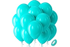 Bezente Teal Balloons - A Tealight Delight for Your Celebratory Ambiance