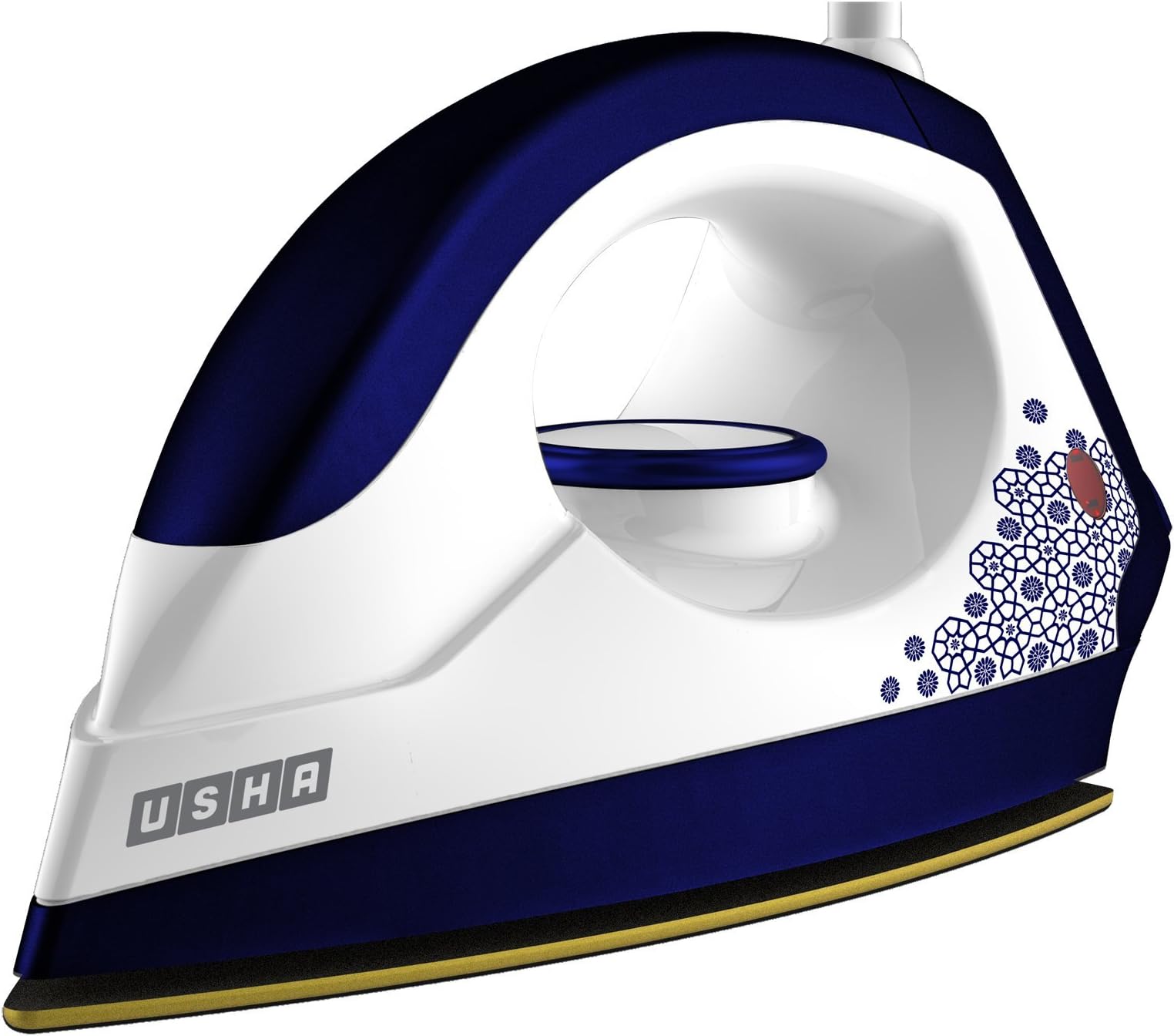 Usha EI 3302 Gold 1100-Watt Lightweight Dry Iron (Galaxy Blue)