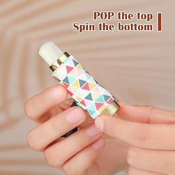 Sureio 10 Pack Lip Balm Holder Keychain Bulk Lip Gloss Keychain Gifts for Women Christmas Nurse