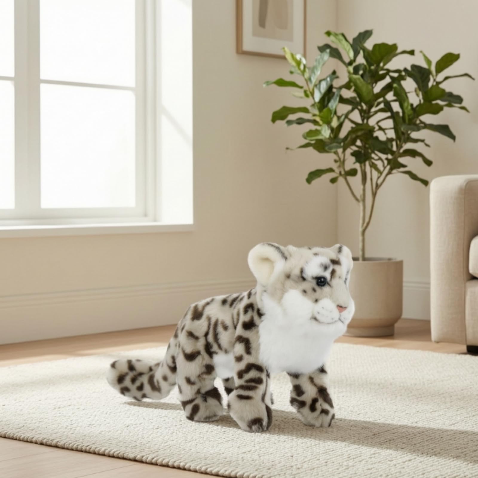 Delle di Peluche con Fisionomia Espressiva E Coda Folta per Decorazione Domestica E Compagnia Durante Il Gioco Creativo dei Bambini