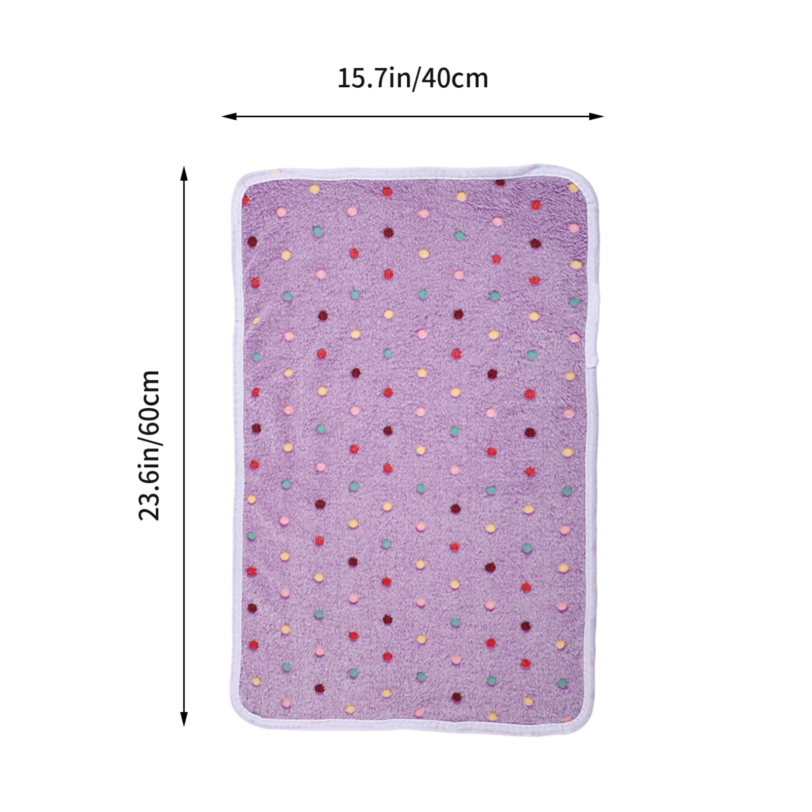 Yardwe 4Pcs Warm Pet Blankets Cozy Fleece Sleeping Mats for Dogs Cats for Dog Beds Cages Sofas and Car Use Includes Patterns
