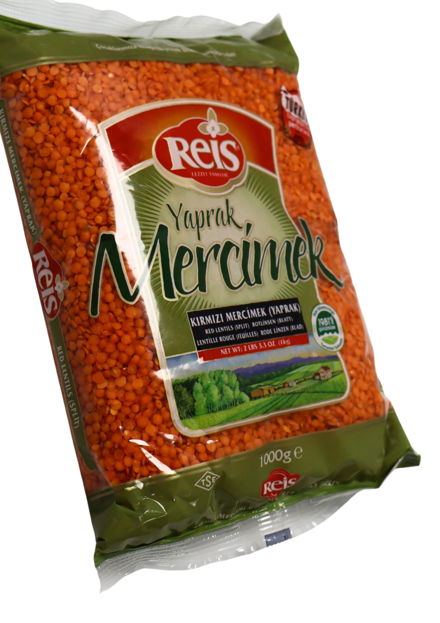 Reis - Red Lentils 1000 gr x 2 Pieces