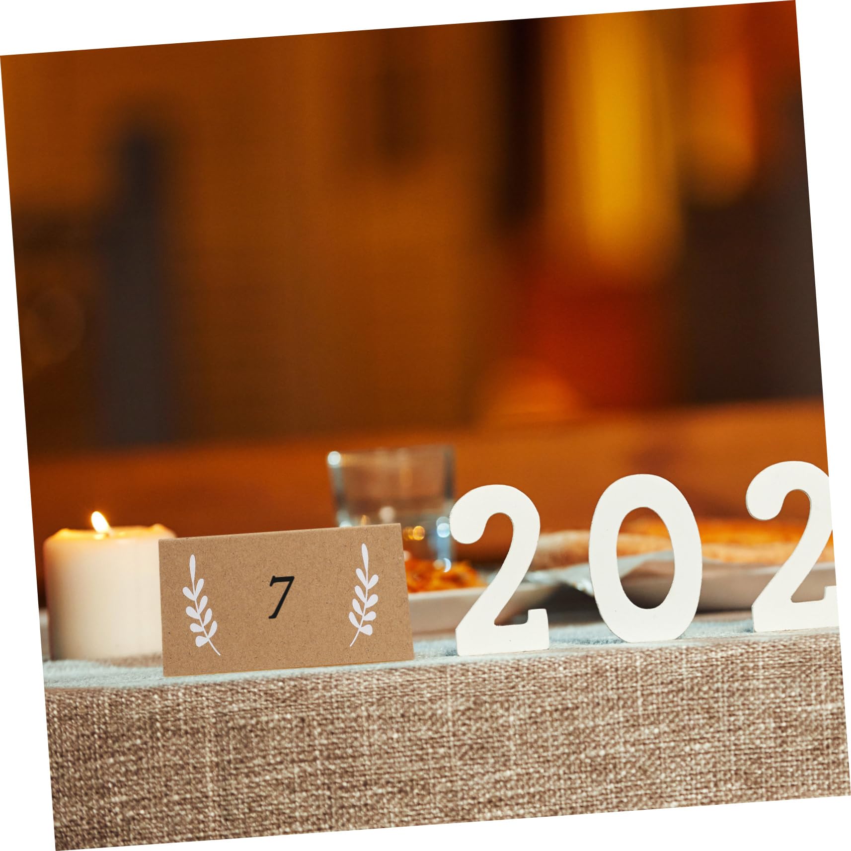 STOBOK 400stücke Tischplatzkarten Muster Beschreibbare Namenskarten Für Hochzeiten Und Aufgeklappt Gefaltet Kraftpapier