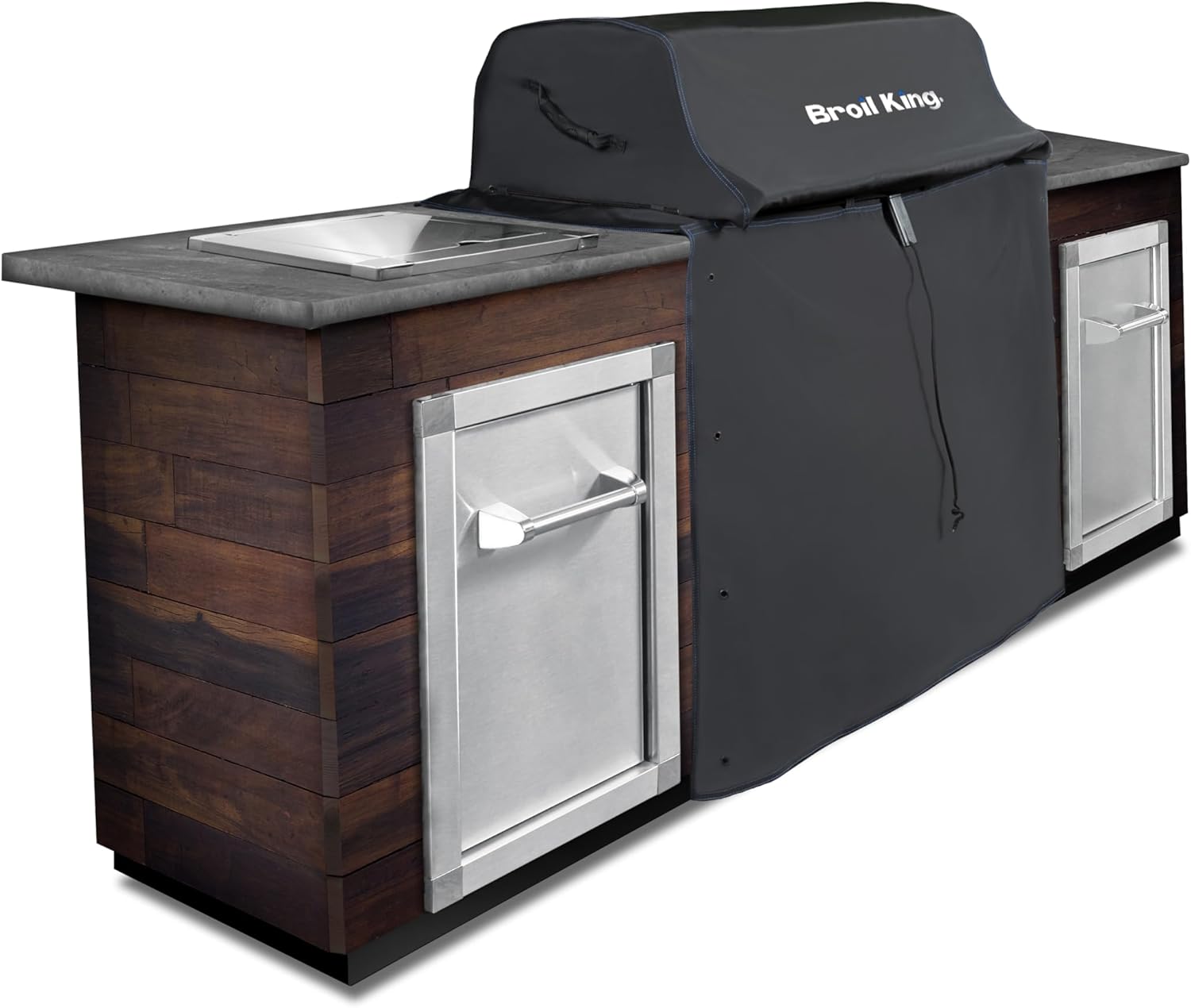 Broil King 68592 Premium Built-in Grill Cover - Imperial 500 Series, Black
