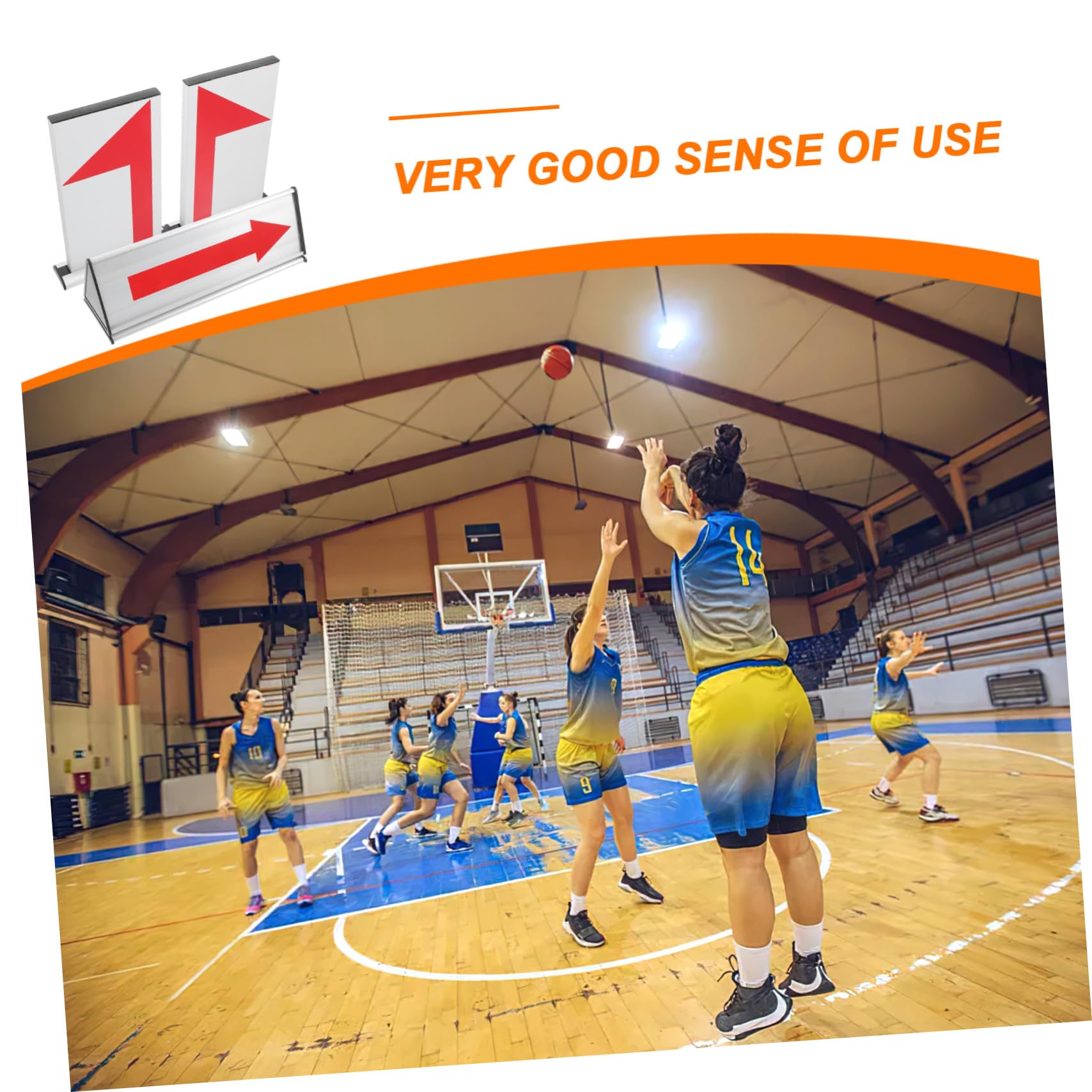 Toddmomy Supporter Stil 3 Stück Wettkampf Basketball Zubehör aus Aluminiumlegierung mit Planke Leichtgewichtigem Aufschlagbrett für Basketballspiele bei Sportwettkämpfen