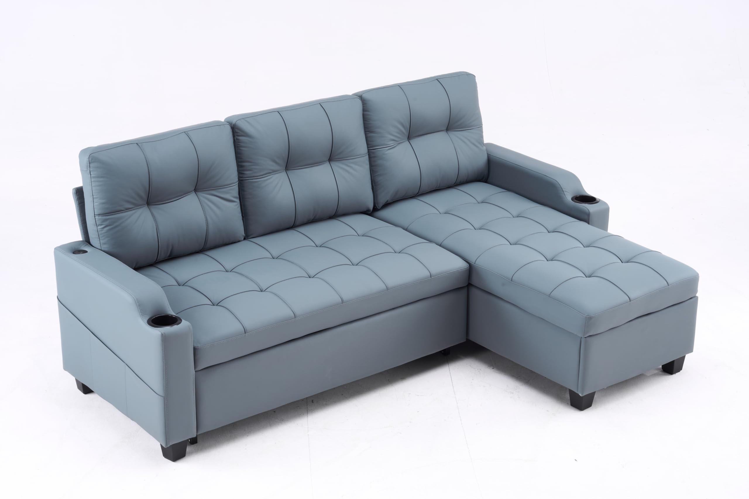 VINGLI L-Shaped Sectional Sleeper Sofa