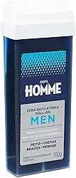 Cera Depilatória Refil Roll-On Masculina Depil Homme 100 g