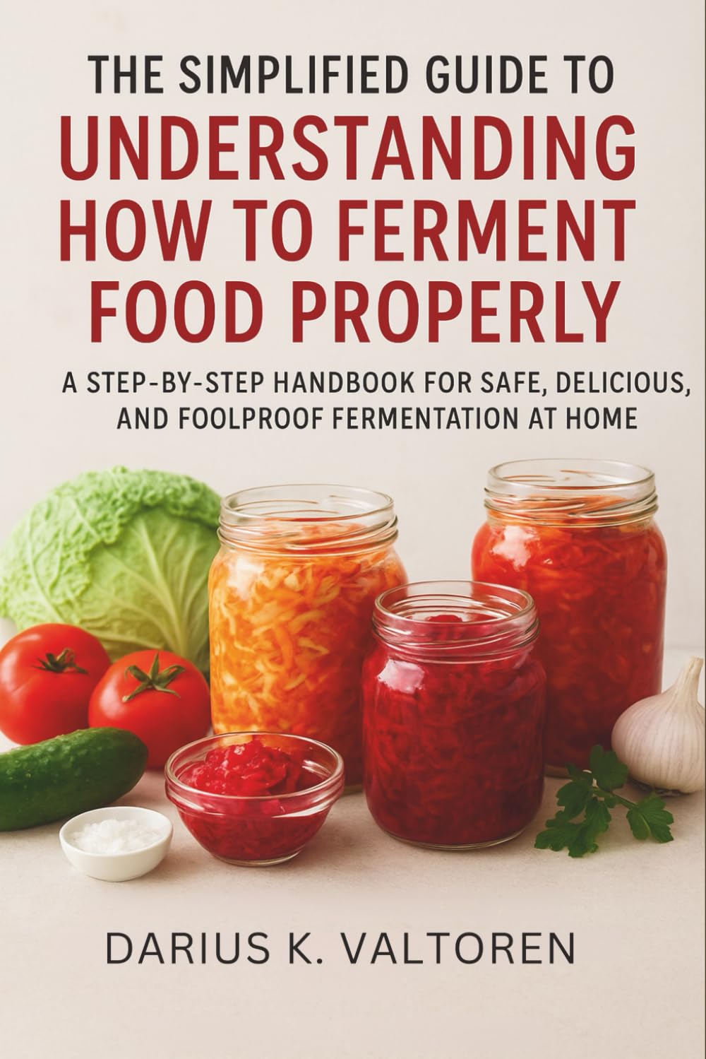 The Simplified Guide to Understanding How to Ferment Food Properly: A Step-by-Step Handbook for Safe, Delicious, and Foolproof Fermentation at Home