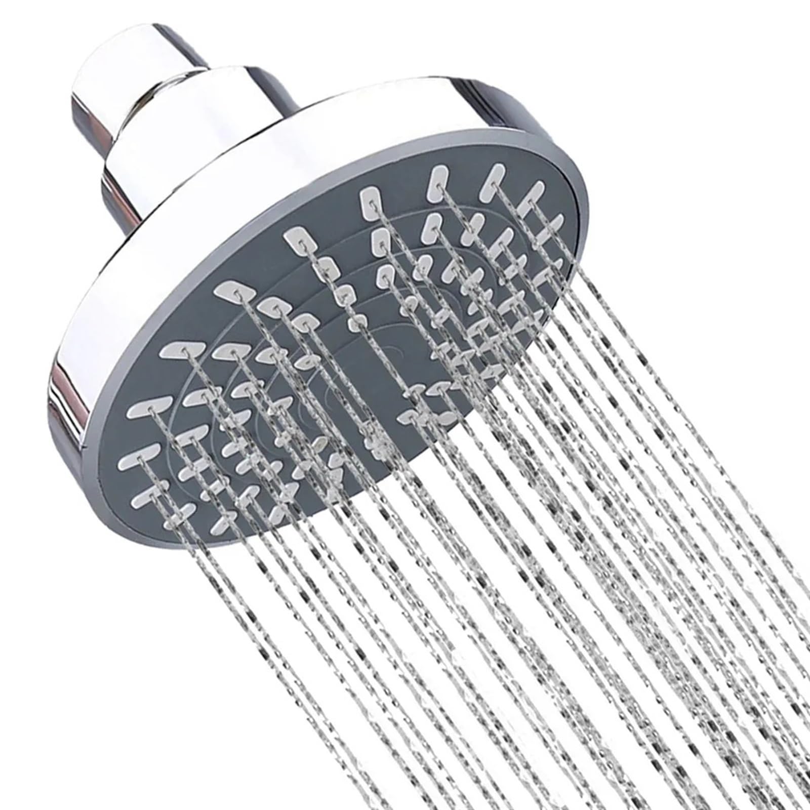 Shower Head Shower Head High Pressure Chrome Sprayer Adjustable Rainfall Wall-Mounted Bathroom Fixture Accessories