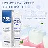 Hydroxyapatite Toothpaste, 7.5% Nano Hydroxyapatite White Tooth Repair Toothpaste, Protects Enamel and Freshens Breath, Fluoride-Free for Sensitive Teeth (2pcs, 4.23oz)