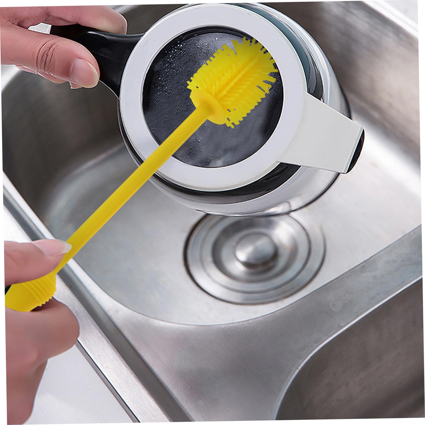 TOYANDONA 6 Cepillos Multifuncionales Para Biberones Limpiador Multiusos Cepillo De Limpieza De Silicona Cepillos De Limpieza Para Uso Doméstico Chupete Limpiador De Botellas De
