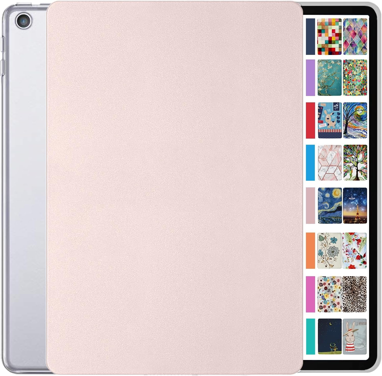 DuraSafe Cases for iPad Mini 3rd Mini 2nd Mini 1st [ Mini 1 2 3 ] 7.9 inch A1599 A1600 A1489 A1490 A1491 A1432 A1454 A1455 MGNV2LL/A MGNR2LL/A Slim Hard Shell Protective Stand Cover - Light Pink