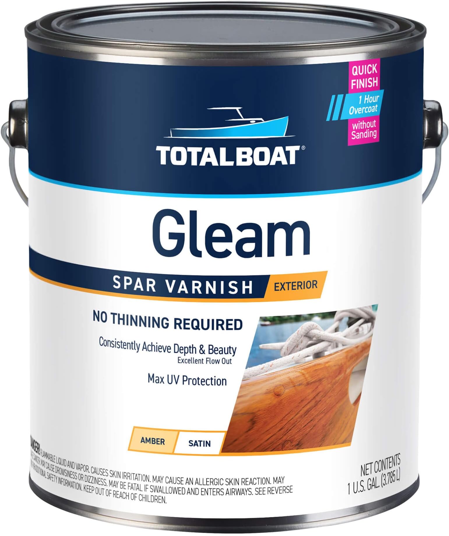 McCloskey/Valspar Spar Varnish 7505 Man O' War 1 Gallon Satin