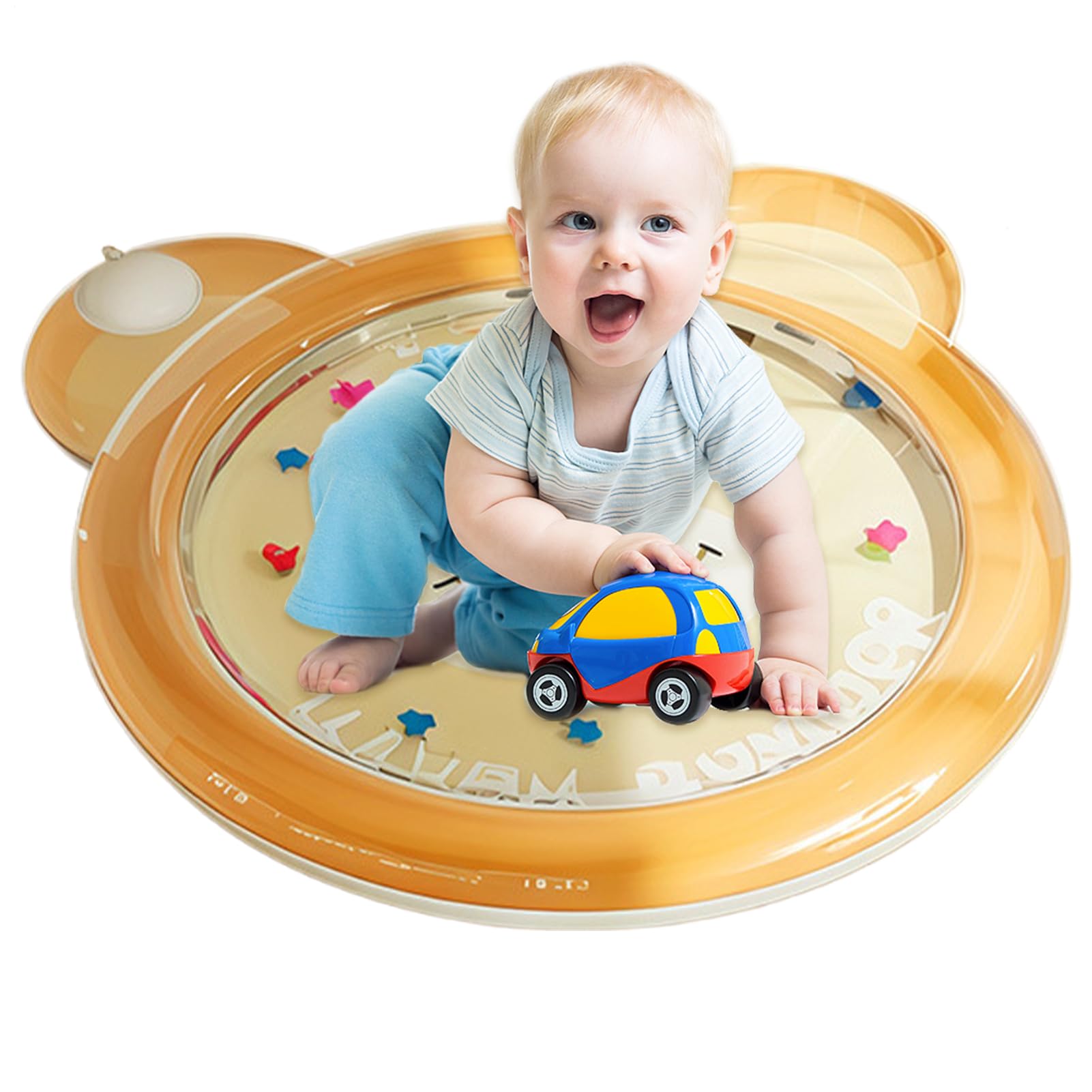 Colchoneta De Agua para Bebés Tapete Sensorial Portátil Interactivo para