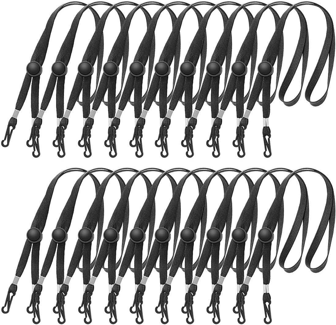 20 Pcs Mask Lanyard, Mask Extenders Adjustable Holder Ear Savers Strap That can be Used conveniently in School Outdoor Sports, Suitable for Everyone Ear Pressure Relief Safety Holder
