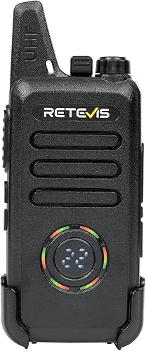 Miniatura 11 de Retevis RT22S Walkie Talkies para adultos, radios FRS portátiles bidireccionales (paquete de 10) con cargador de 10 vías, radio de mano de 2 vías