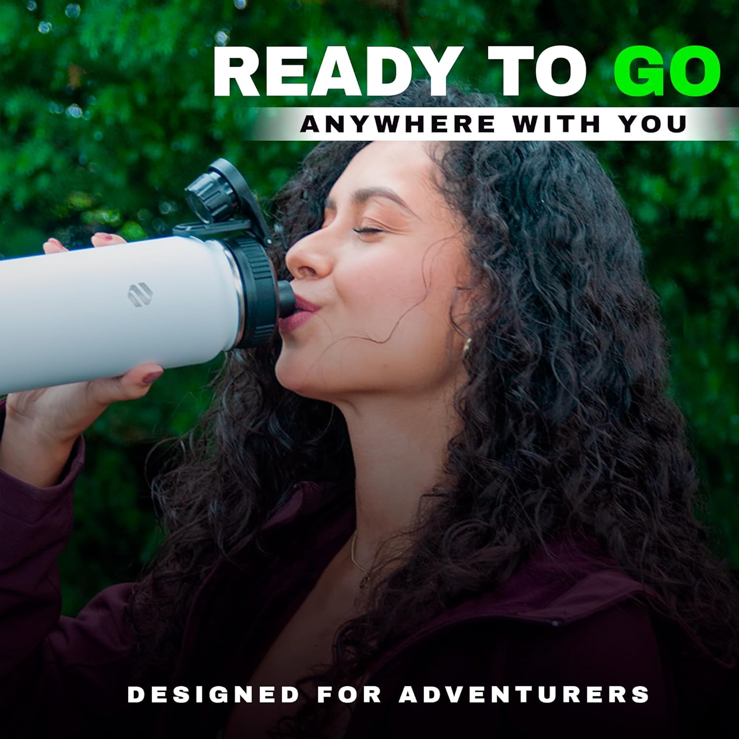 Tea Infuser Bottle Stainless Steel 20oz Insulated Loose Leaf Tea Travel Mug Leakproof BPA Free Reusable Water Bottle Double Wall Insulated Tea Tumbler with Two Lids for Hot and Cold Drinks - Image 7