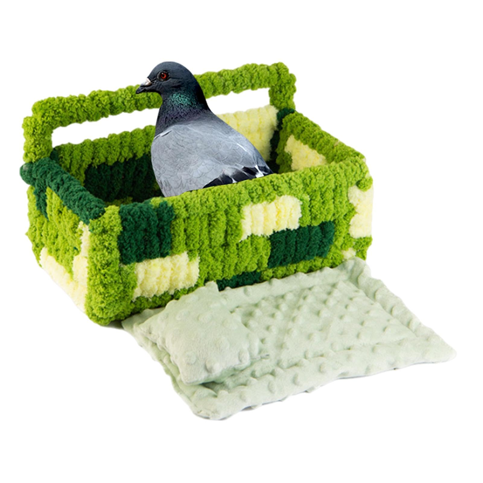 Nid D'oiseau Chaud En Velours - Habitat Douillet Pour Perroquets, Perruches, Cacatoès - 5