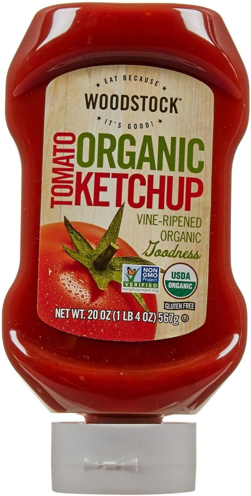 WOODSTOCK FARMS Organic Tomato Ketchup, 20 OZ