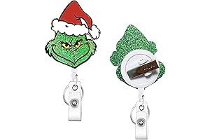 Festive Christmas Badge Reel: a Gleaming Holiday Companion!