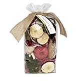 ANDALUCA Apple Cider Cinnamon Scented Potpourri | Made in California | Large 20 oz Bag + Fragrance Vial | Scents of Cinnamon, Apple, Orange Zest