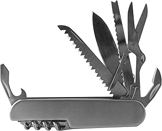 Emergency Zone Brushed Stainless Steel Multi-Tool Knife