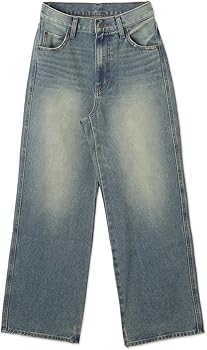 Amazon | [ウィゴー] デニムパンツ ストレートパンツ ズボン ジーンズ