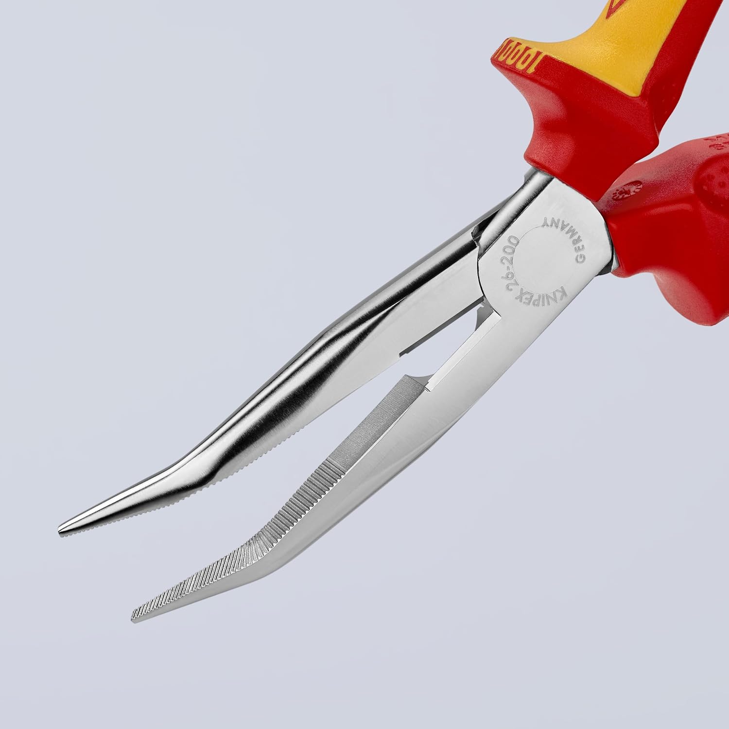 KNIPEX Tools 26 26 200 SB Long Nose Pliers 1000V Insulated, 8-Inch, Multi