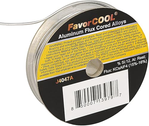Miniatura 2 de BLUEFIRE J4047A 14 lb Varillas de soldadura de aluminio de baja temperatura Bobina de aleaciones de soldadura con núcleo de fundente Sin necesidad