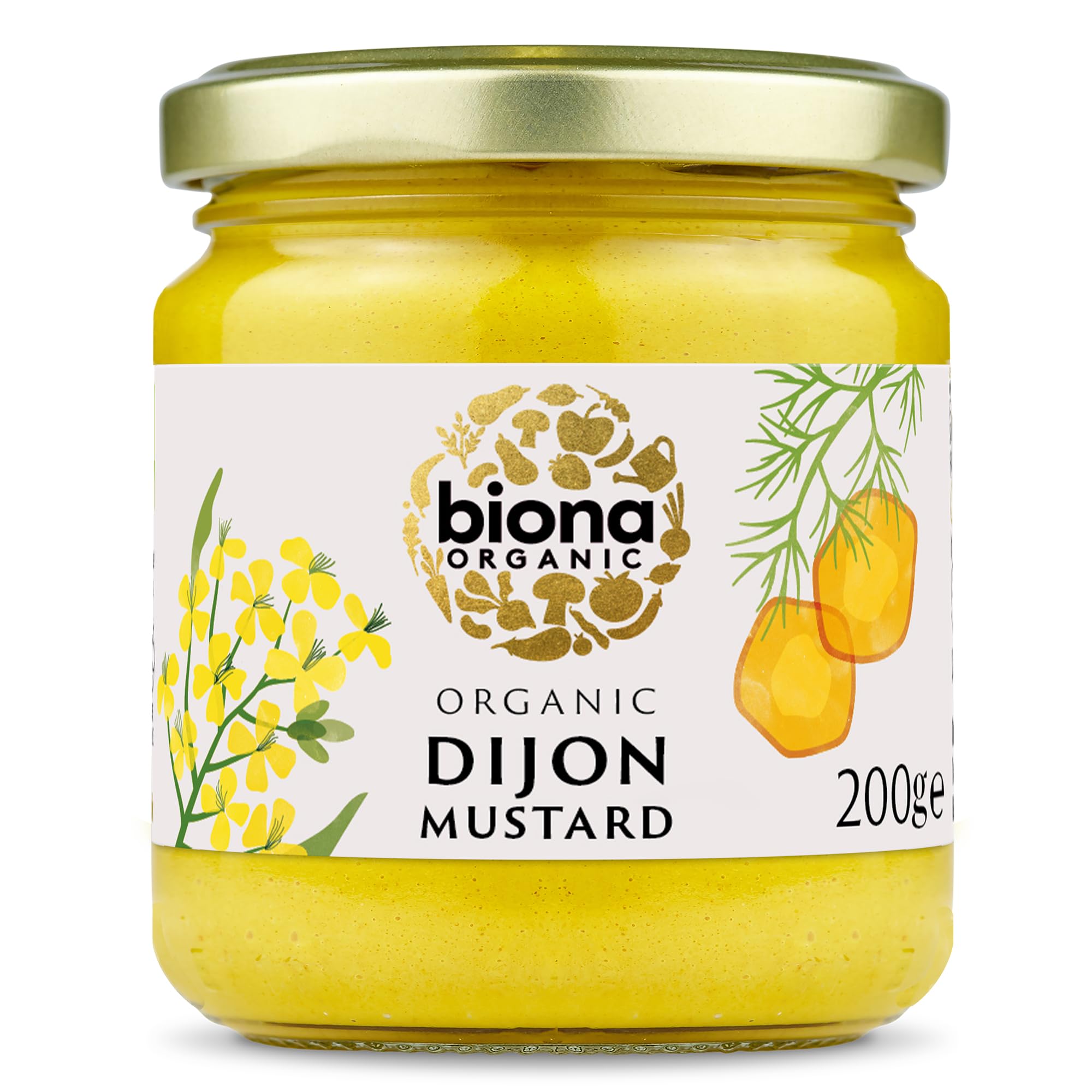 Biona Organic Dijon Mustard, 200g