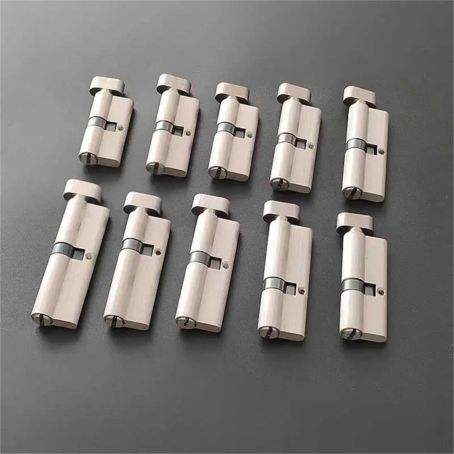 Door Lock Cylinder Height 32mm Length 105 110 115 120 130mm with 5 Keys Brass 1Pcs(30x75mm)