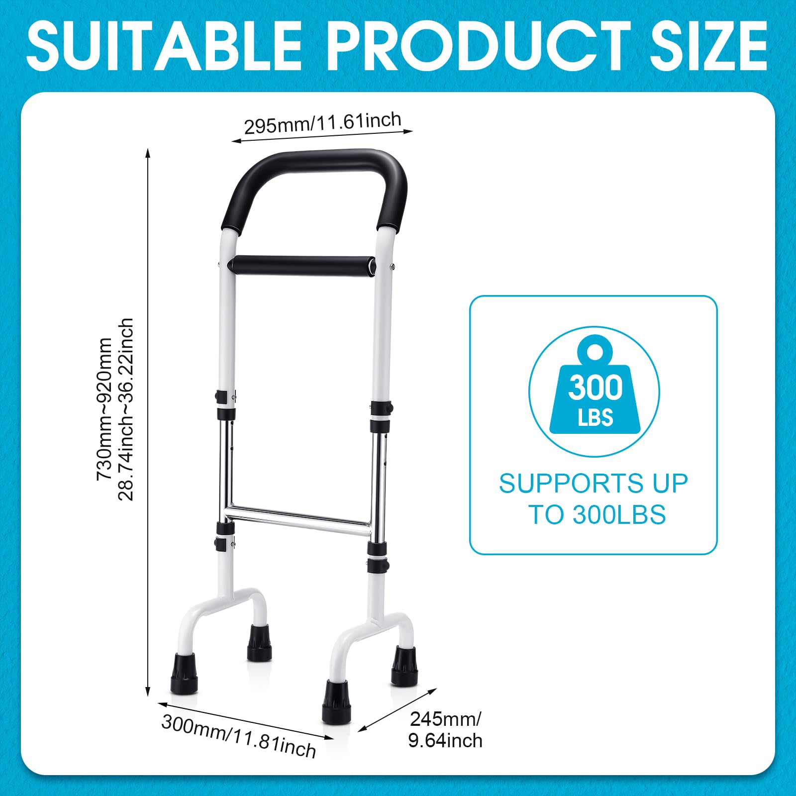 Standing Walking Cane - Senior Mobility Aid -2 Standing Walking Cane - Senior Mobility Aid -2