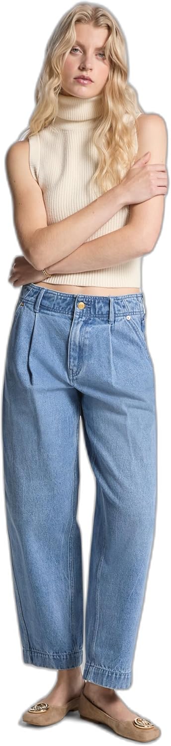 Michael Kors Womens Barrel Leg Jean