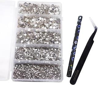 Clear Flatback Rhinestones Bedazzling Kit SS6-SS20