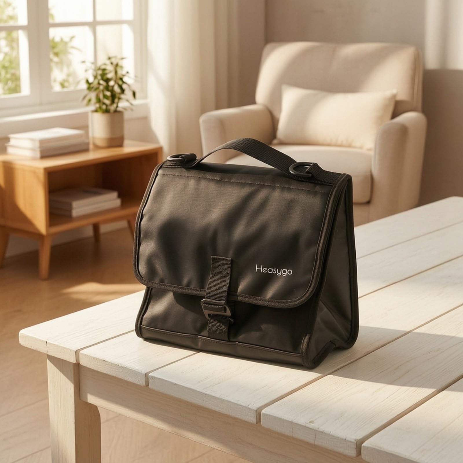 Bolsa Manillar con Correa Hombro, 13 Pulgadas, Gris, Gris