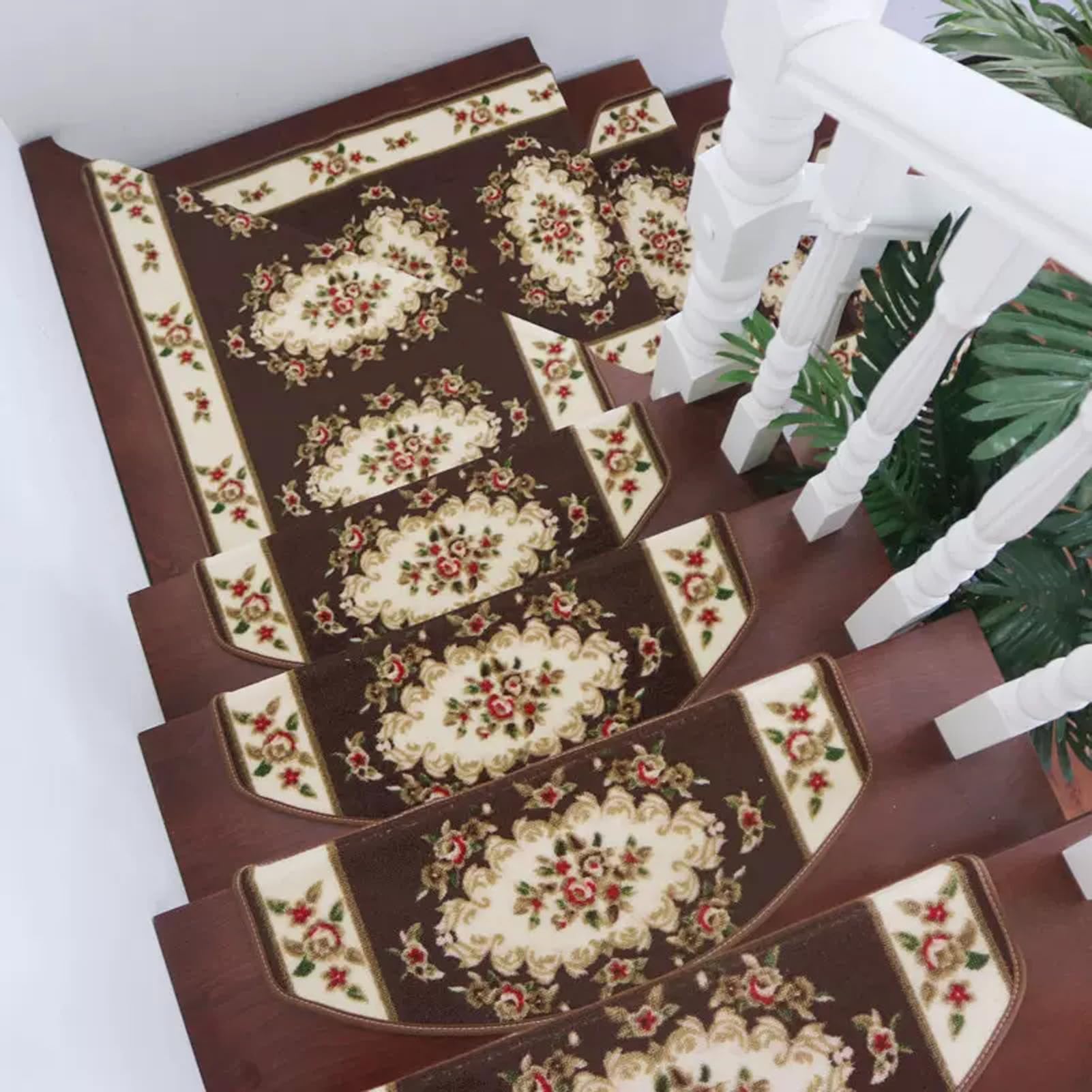 Alfombrillas para escaleras antideslizantes de 24x65 cm pack de 5 unidades autoadhesivas