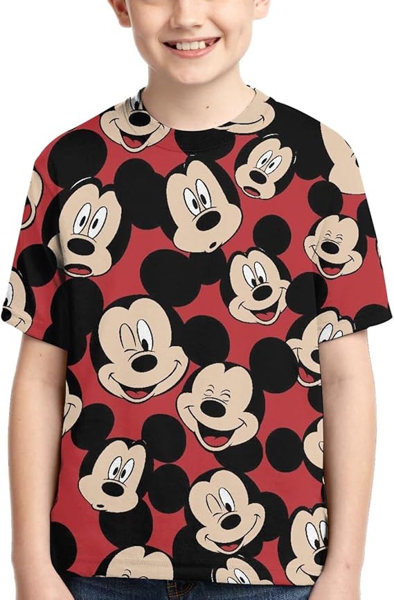 Amazon Co Jp Tシャツ ミッキーマウス ミニー 子供用 半袖 ティーシャツ 夏服 丸い襟 トップス 人気 キッズ 男の子 女の子 ジャージ 入学式 子供服 通気性 キッズ服 吸汗 速乾 ファッション