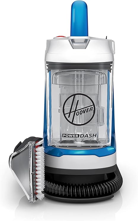 Review Hoover PowerDash GO Pet+ Portable Spot Cleaner, Lightweight Carpet and Upholstery Machine, Stain Remover for Pets, Stairs and Home, FH13001PC, Blue