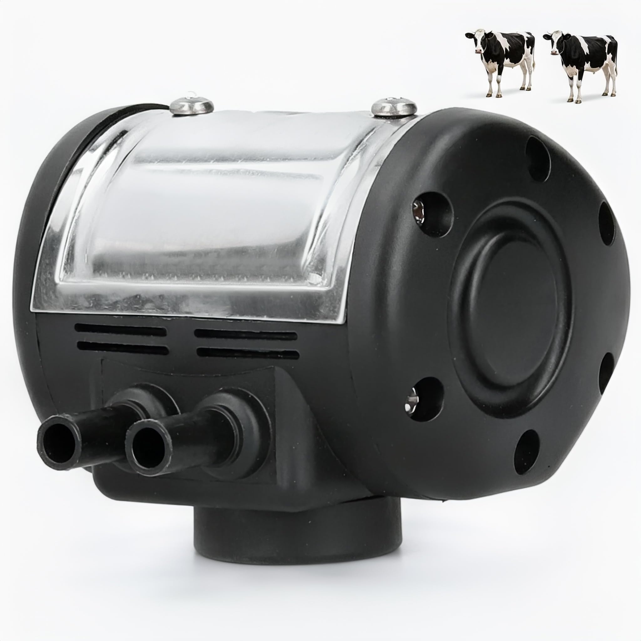 Oumefar Pulsador de Máquina de Ordeño, Accesorios de Ordeño Ajustables de Acero Inoxidable de Plástico Universal 2