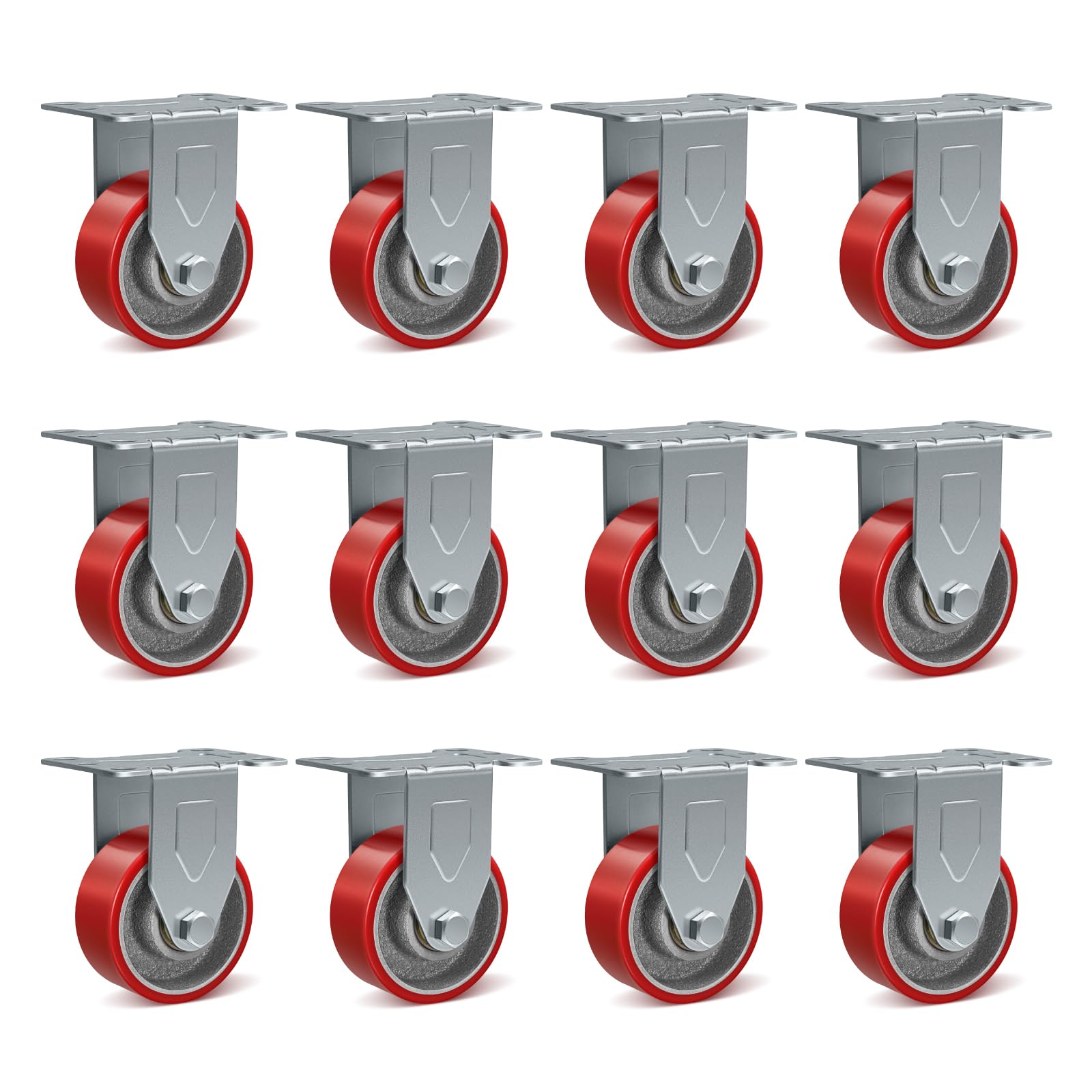 Heavy Duty Industrial Casters - 1800 lb Capacity -23 Heavy Duty Industrial Casters - 1800 lb Capacity -23