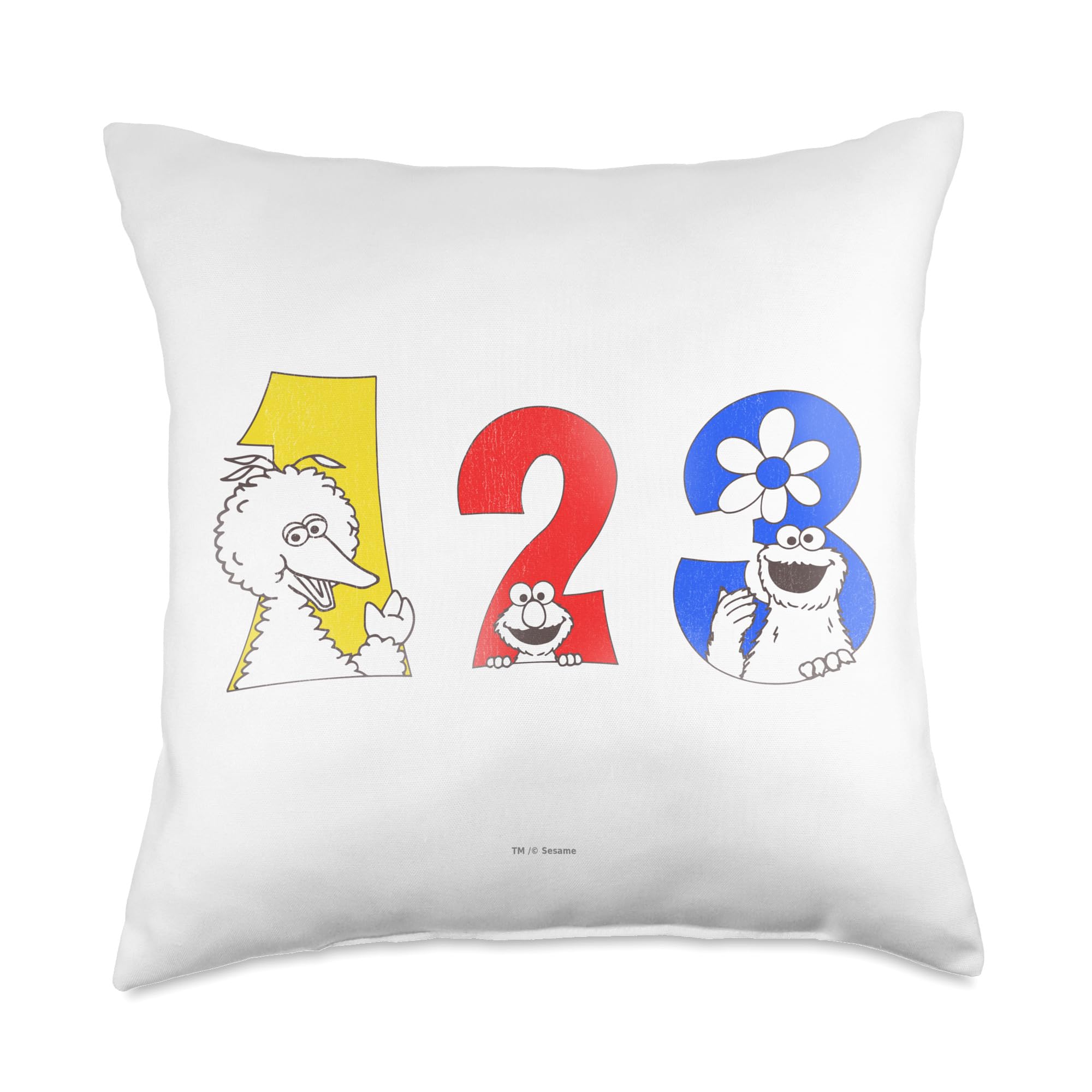 Coussin Sesame Street 123 Group l'esprit de votre enfance dans votre salon