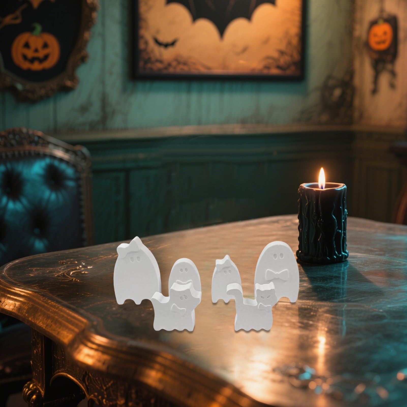 New Candle Mold Halloween Ghost Candle Mold Silicone Candle Making