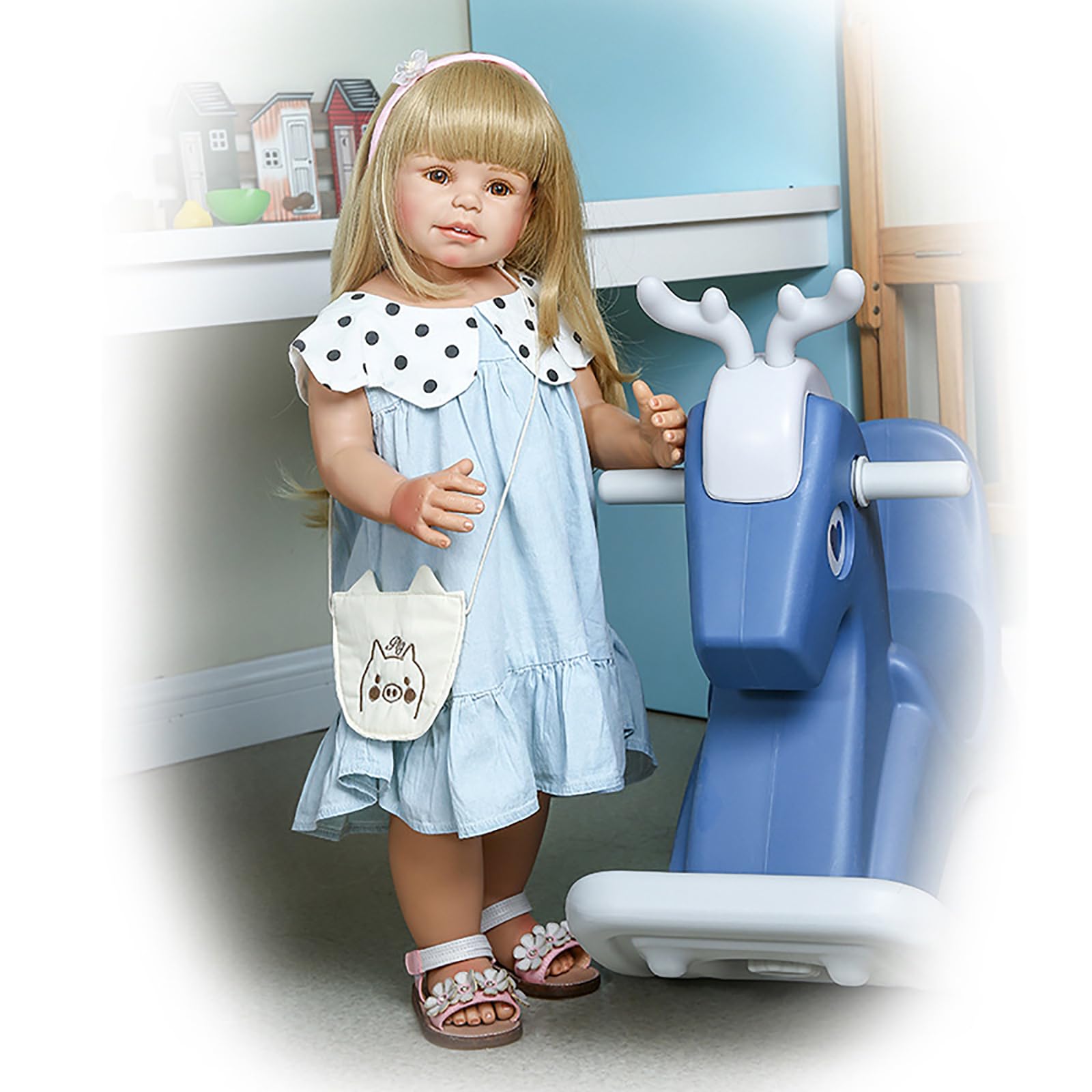 Reborn Doll 70 cm silikon winyl ręcznie robione arcydzieło lalki 70 cm