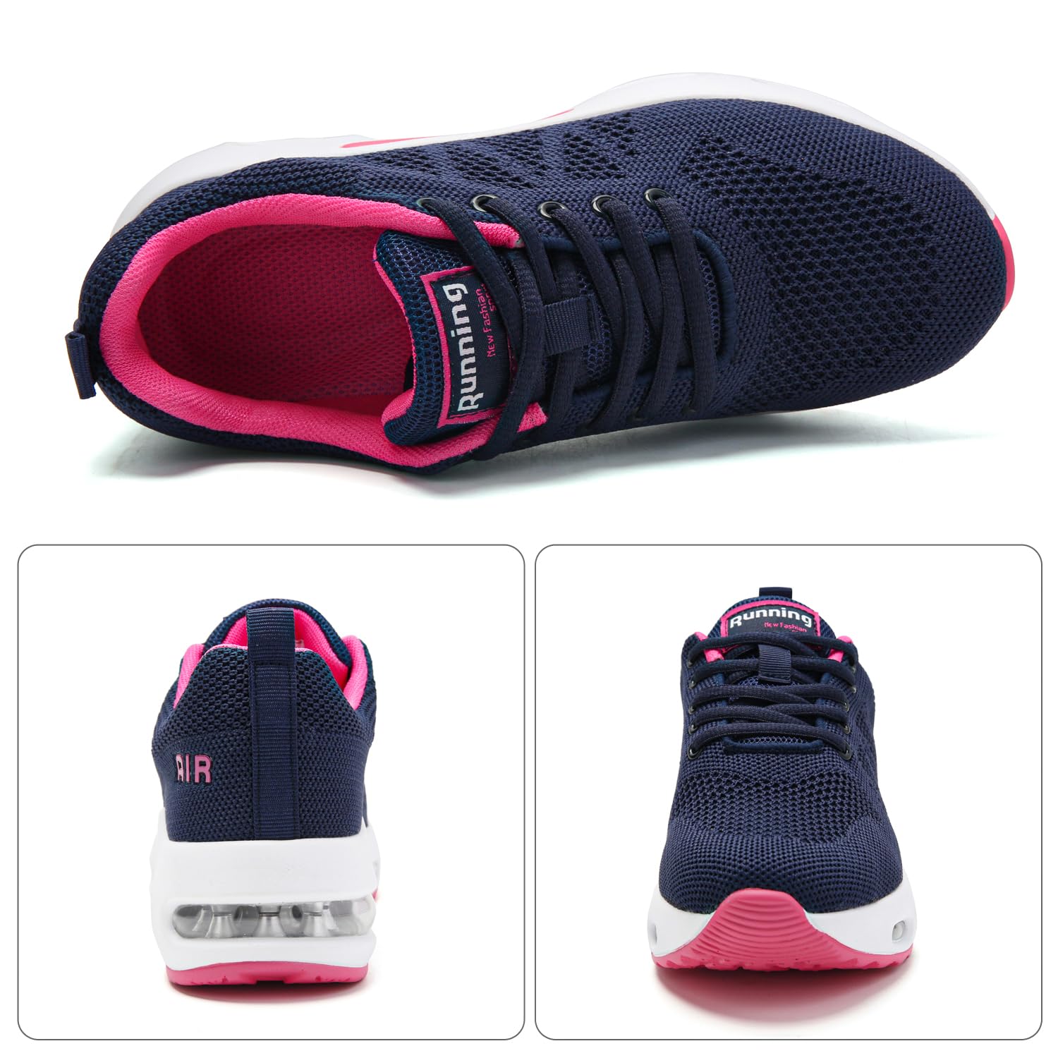 Myztra Scarpe Running Donna Traspiranti e Leggere Scarpe da Donna con Ammortizzazione Air Comode e Antiscivolo Scarpe Donna Ginnastica Outdoor Trekking Scarpe Fitness Donna