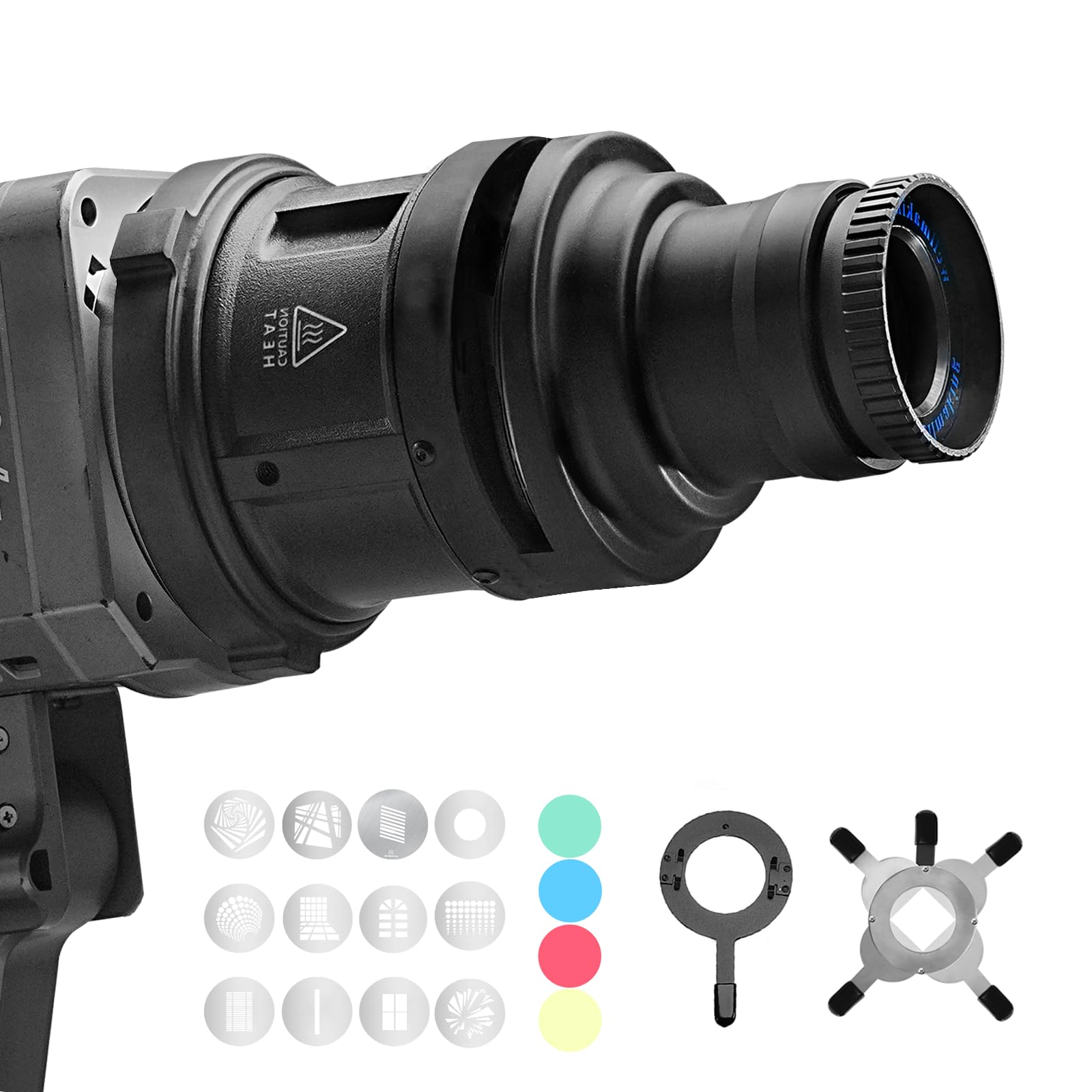 Photo 1 of WELLMAKING S80 Bowens Mount Optical Snoot with 38° Lens for LED Lights