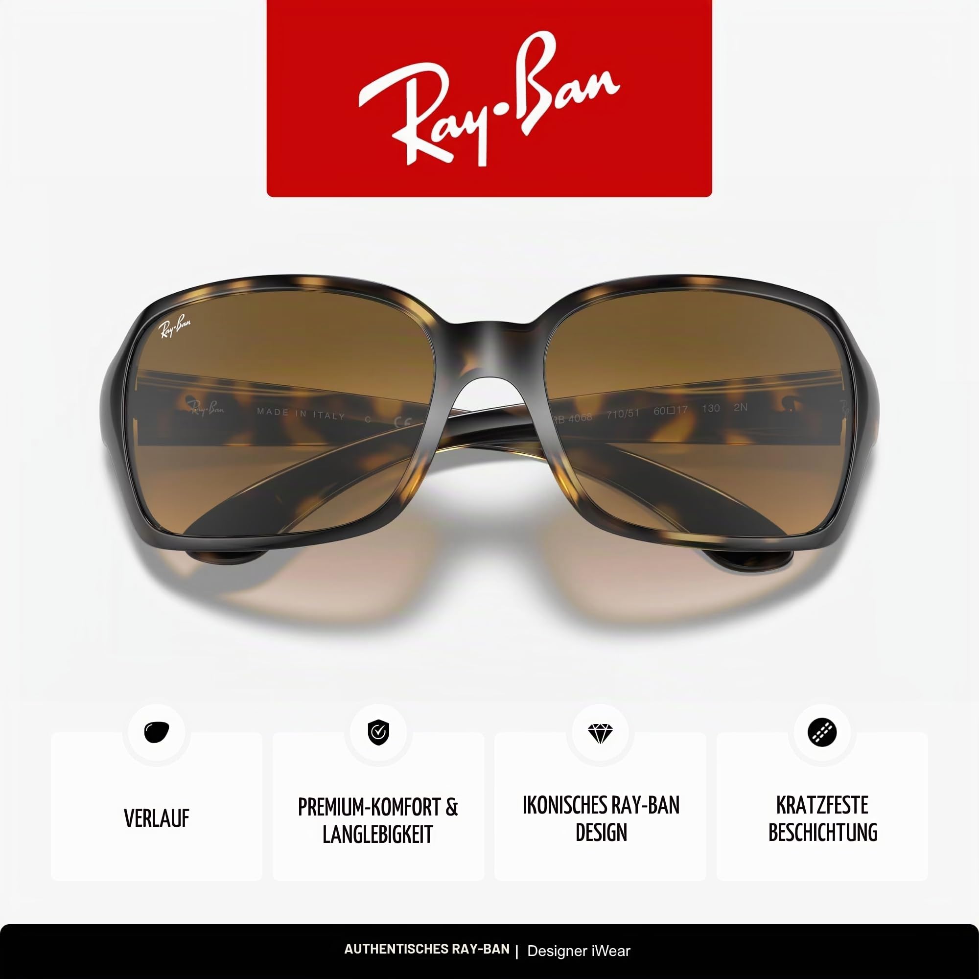 Ray-Ban RB4068 Sonnenbrille