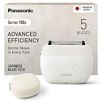 Panasonic ES-PV6B-W803 Serie 900s Shaver, Rasoio Elettrico da Uomo Wet & Dry a 5 Lame